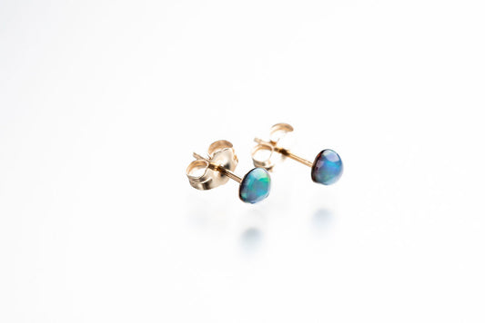 14k Gold and opal stud earrings